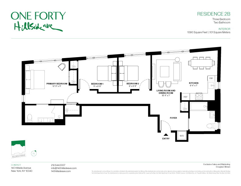 Residence 2B Floorplan