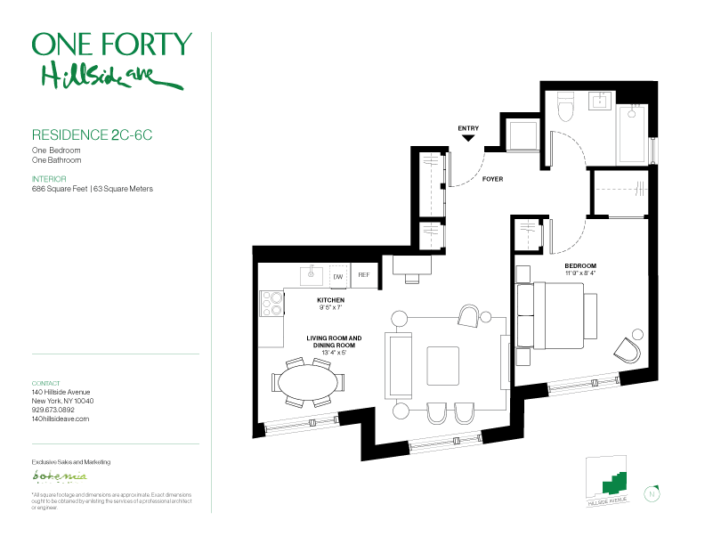 Residence 2C Floorplan